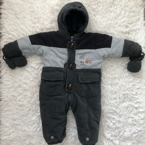 OshKosh B’gosh Toddler 24M Snow Suit Dark Grey and Grey